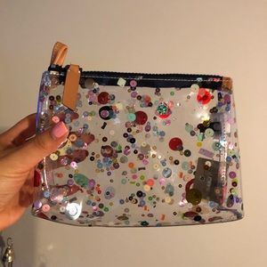 Brand NEW J.Crew Sequin Super Chic Pouch